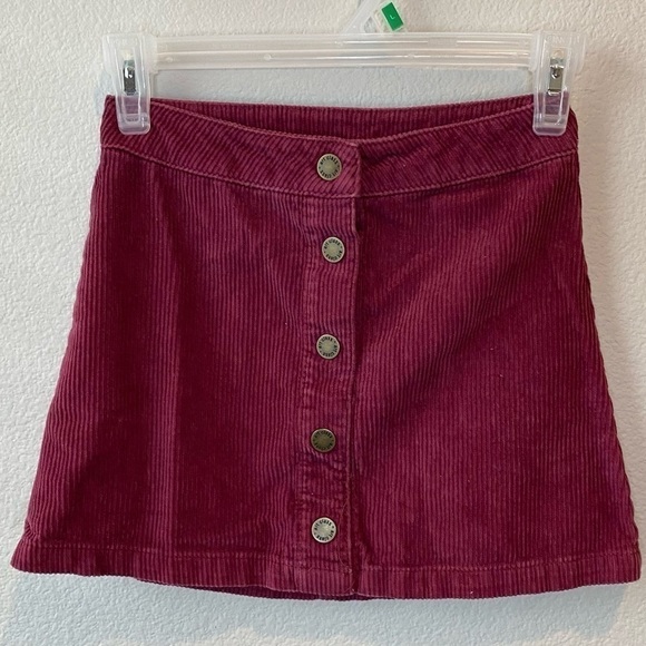 * Art Class Corduroy Skirt Size 7/8 Burgundy Clueless 90’s Y2K - Picture 7 of 7